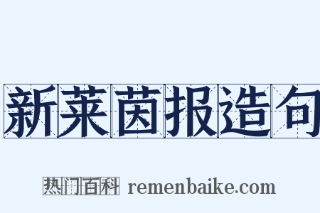 新莱茵报造句是什么意思的图片